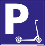 Pictogramme parking trottinette